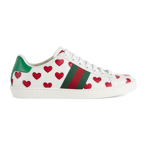 back of gucci aces heart swrod|gucci ace shoes reviews.